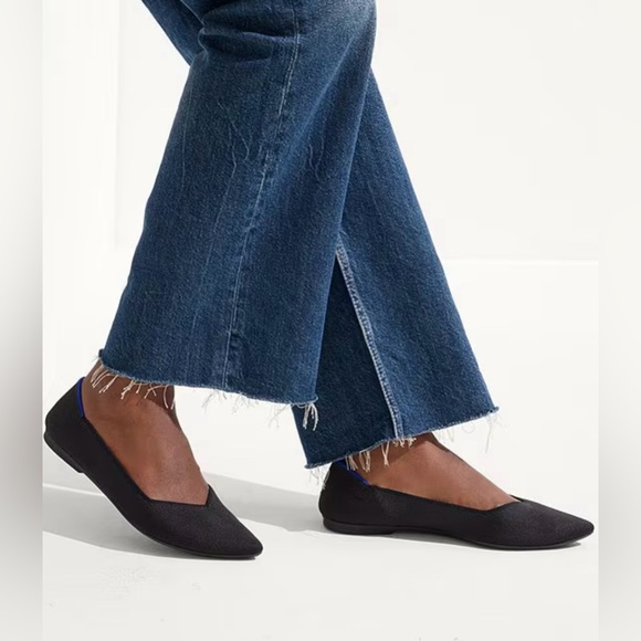 Rothy's Shoes - Rothy’s Sz 7.5 Black Washable Pointed Toe Ballerina Flats